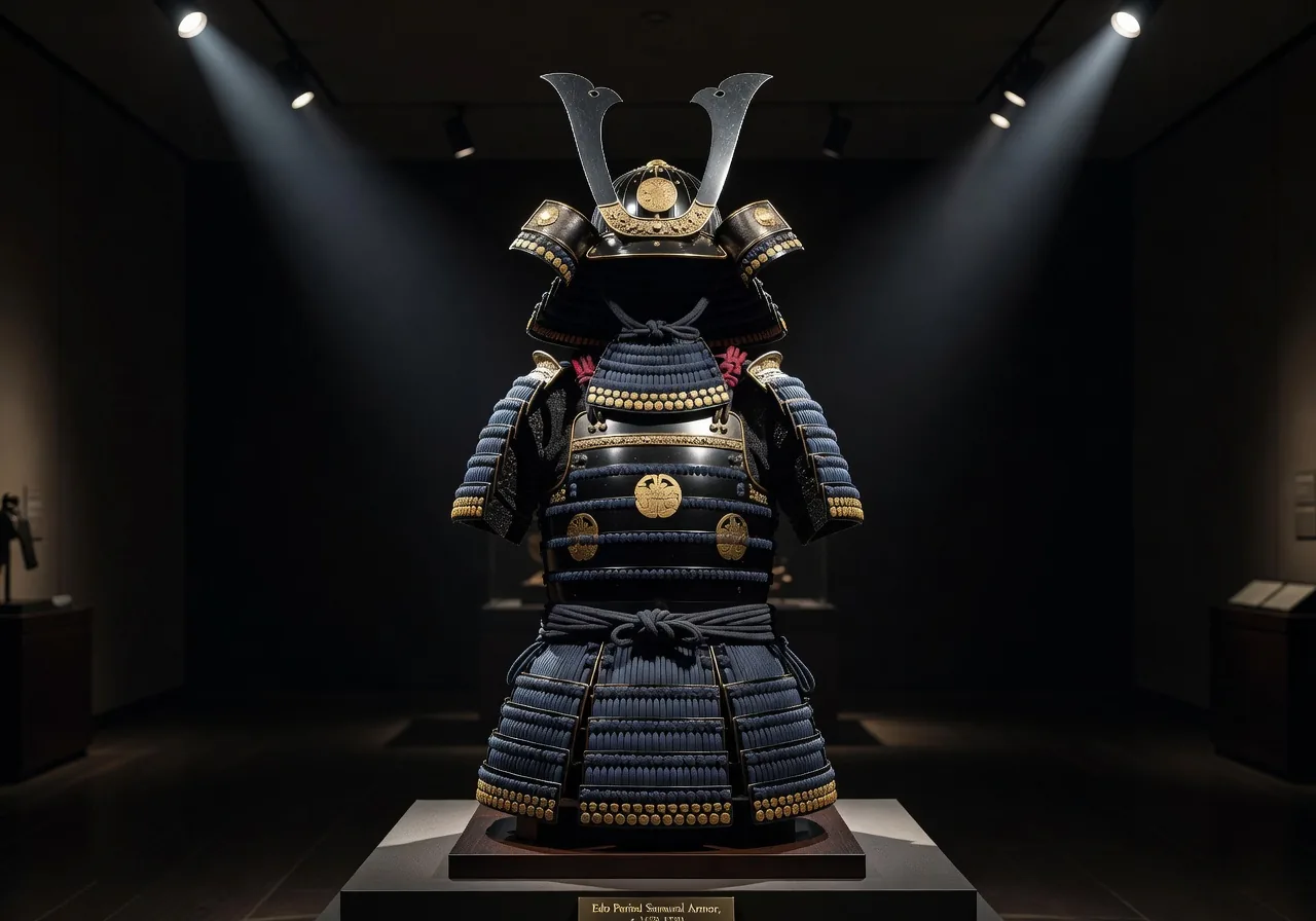 Samurai armor display