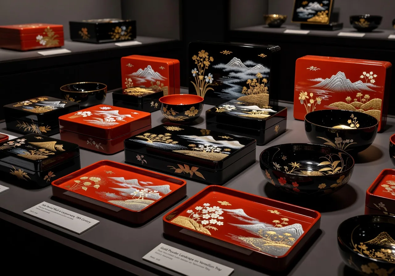 Lacquerware maki-e